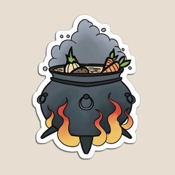 Item preview, Witch's Brew Soup in Cauldron designed and sold by sleepyheadedbb.