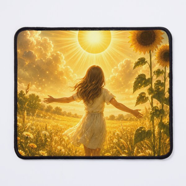 Item preview, Golden Hope – Sunlit Meadow Wall Art designed and sold by bauschberts.