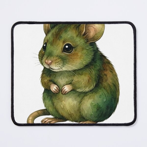Item preview, Field Mouse — Goblincore Watercolor Art designed and sold by GigantoStudio.