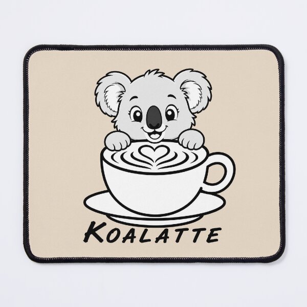 Item preview, ☕ BREWED BEASTIES COLLECTION ☕ - WOODLAND FRIENDS - Koalatte designed and sold by WheelieGdArt.