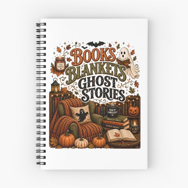 Item preview, Books Blankets Ghost Stories Shirt | Cozy Halloween Book Lover Gift | Fall Reading Tee Classic T-Shirt  designed and sold by podlook.
