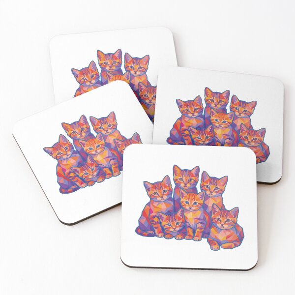 Item preview, Mosaic Kittens designed and sold by tripoliburrows.