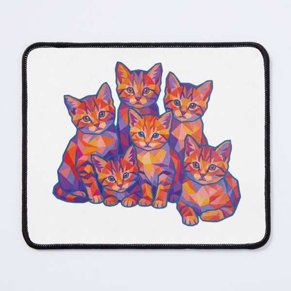 Item preview, Mosaic Kittens designed and sold by tripoliburrows.