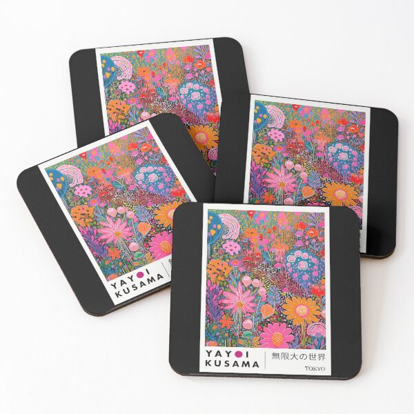 Item preview, Yayoi Kusama Infinite Universe Poster - Psychedelic Colorful Floral Wall Art Print, Tokyo Modern Art Decor designed and sold by MorningJoco.