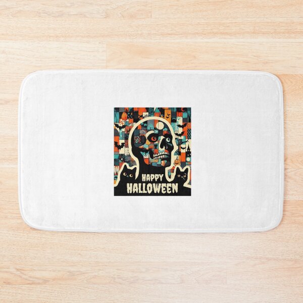 Item preview, Feline Frights - Spooky Halloween Cat Art Design by Egyape Haloween funny designed and sold by AngelaOdonn.