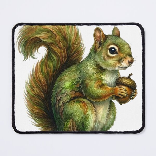 Item preview, Squirrel — Goblincore Watercolor Art designed and sold by GigantoStudio.