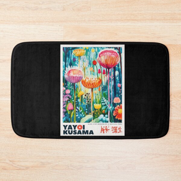 Item preview, Yayoi Kusama Enchanted Forest Poster - Colorful Magical Floral Wall Art Print, Paris Museum Modern Decor designed and sold by HappyGrandmaUB.