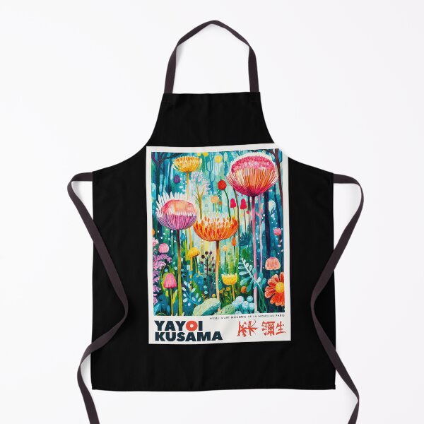 Item preview, Yayoi Kusama Enchanted Forest Poster - Colorful Magical Floral Wall Art Print, Paris Museum Modern Decor designed and sold by HappyGrandmaUB.