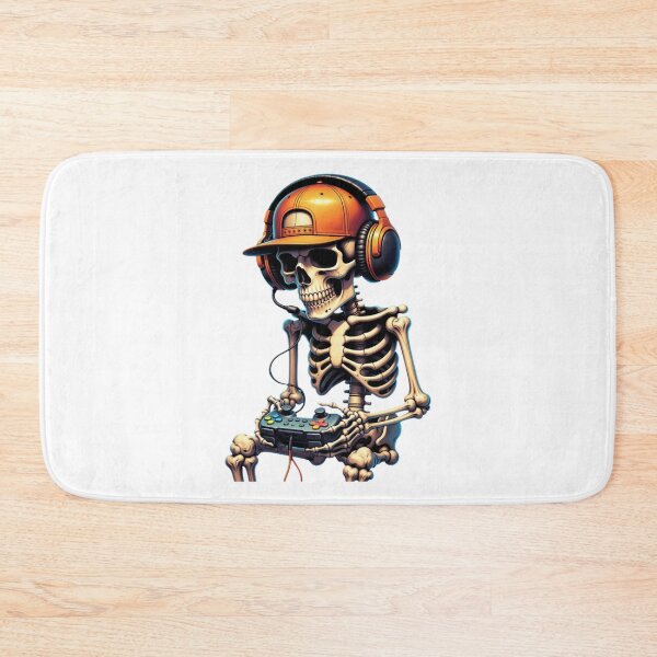 Item preview, Gamer Skeleton Graphic Art, Cool Gaming Skull Streamers and E-Sports Haloween funnys designed and sold by AngelaOdonn.