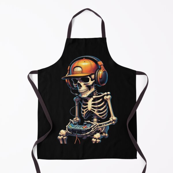Item preview, Gamer Skeleton Graphic Art, Cool Gaming Skull Streamers and E-Sports Haloween funnys designed and sold by AngelaOdonn.