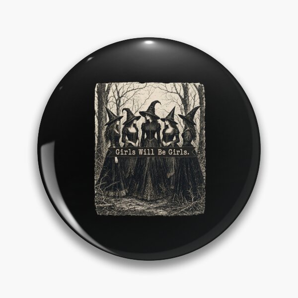 Item preview, Girls Will Be Girls Witch designed and sold by sollunadesignns.