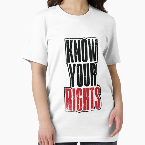 Item preview, Know Your Rights (v2) designed and sold by BlueRockDesigns.