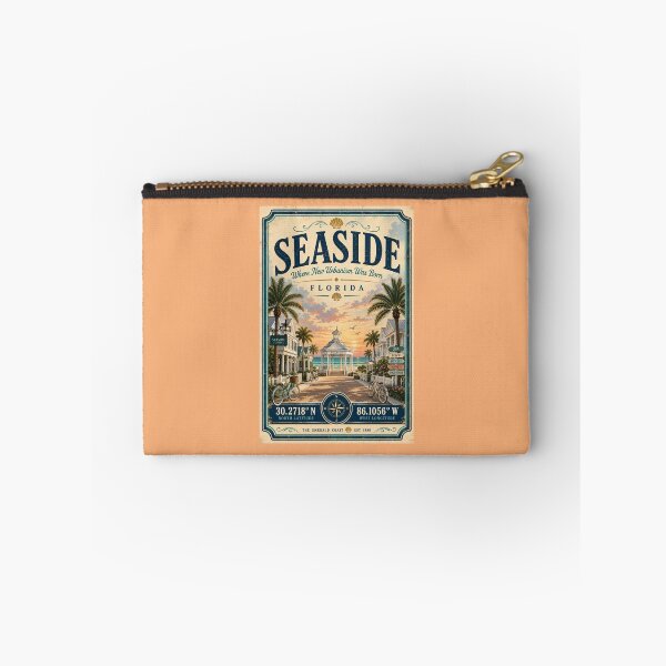 Item preview, Seaside Florida Coordinates | Scenic Highway 30A Vintage Coastal Travel Design designed and sold by piketo.