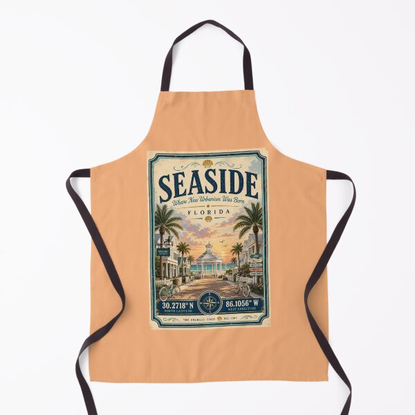 Item preview, Seaside Florida Coordinates | Scenic Highway 30A Vintage Coastal Travel Design designed and sold by piketo.
