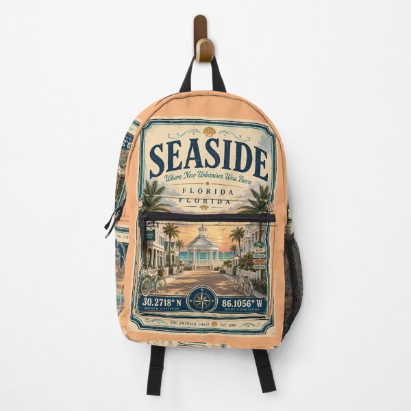 Item preview, Seaside Florida Coordinates | Scenic Highway 30A Vintage Coastal Travel Design designed and sold by piketo.