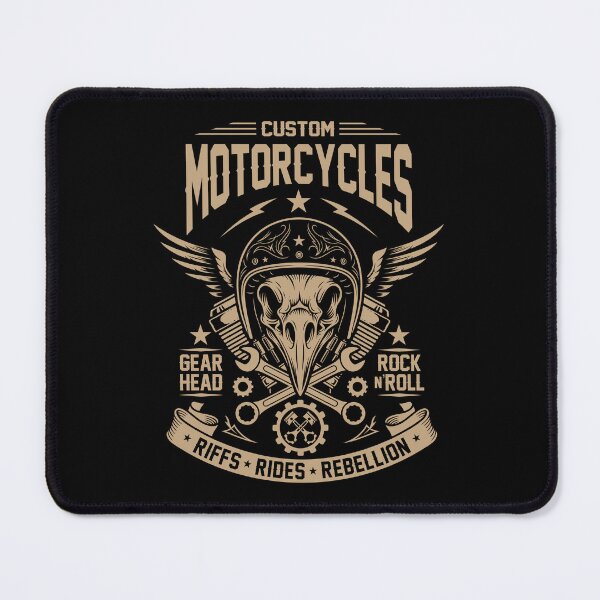 Item preview, Custom Motorcycles Bird Skull Biker - Gearhead & Rock N' Roll designed and sold by fabiandesigns88.