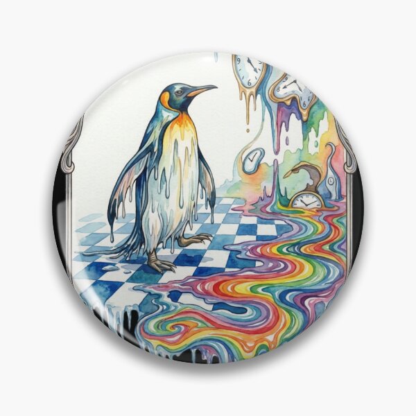 Item preview, Liquid Dream Melting Penguin designed and sold by OddlySticky.