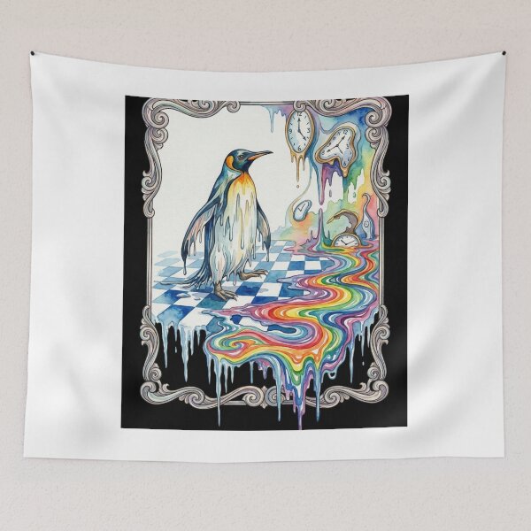 Item preview, Liquid Dream Melting Penguin designed and sold by OddlySticky.