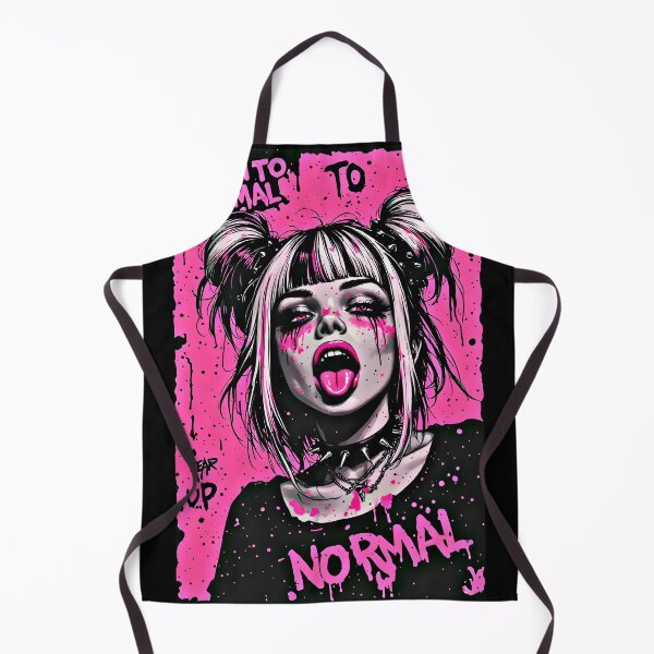 Item preview, Death To Normal – Grunge Pink Splatter Punk Girl designed and sold by Neer arts.