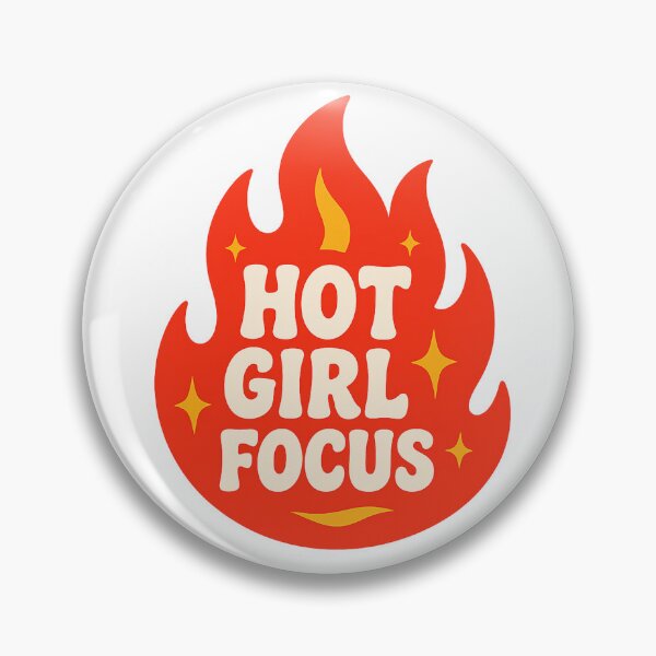 Item preview, Hot Girl Focus Retro Flame designed and sold by wingoo22.