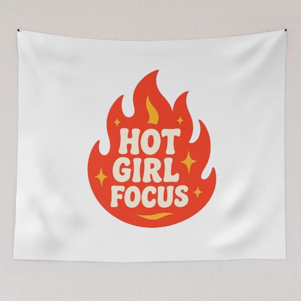 Item preview, Hot Girl Focus Retro Flame designed and sold by wingoo22.