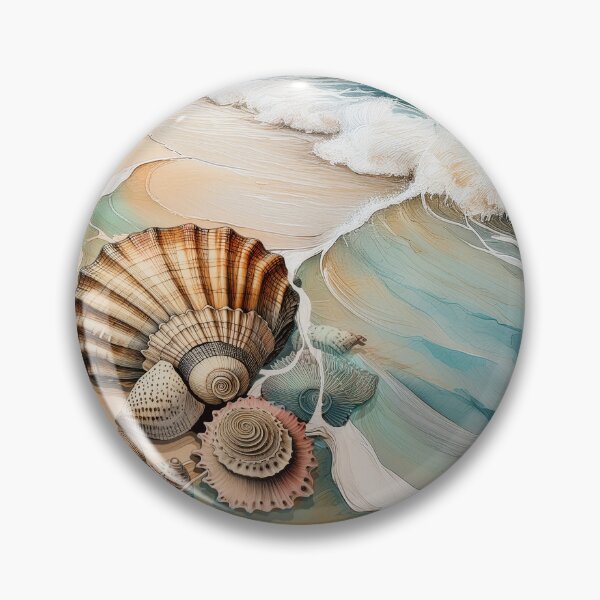 Item preview, Waves and Shells designed and sold by Katherine Anne Michelle Minerva.