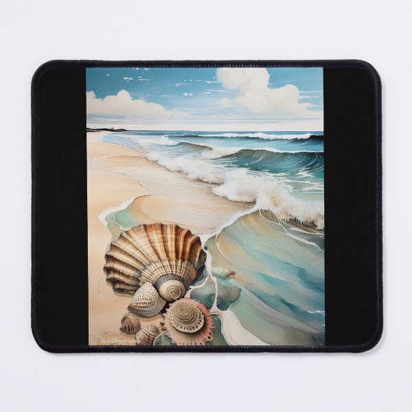 Item preview, Waves and Shells designed and sold by Katherine Anne Michelle Minerva.