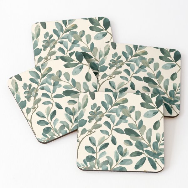 Item preview, Seamless Watercolor Botanical Leaf Pattern designed and sold by Oddifys.