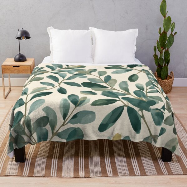 Item preview, Seamless Watercolor Botanical Leaf Pattern designed and sold by Oddifys.