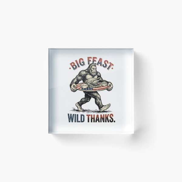 Item preview, Bigfoot Thanksgiving designed and sold by Roy & Tiffany.