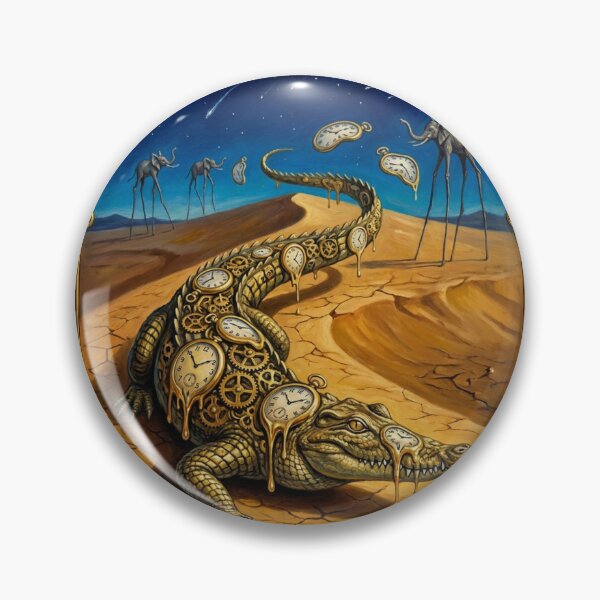 Item preview, Timeless Guardian Surreal Crocodile designed and sold by OddlySticky.