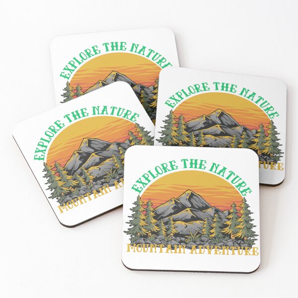 Item preview, Retro Mountain Adventure Sunset Wilderness Emblem designed and sold by adlkh.
