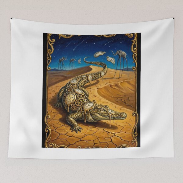 Item preview, Timeless Guardian Surreal Crocodile designed and sold by OddlySticky.