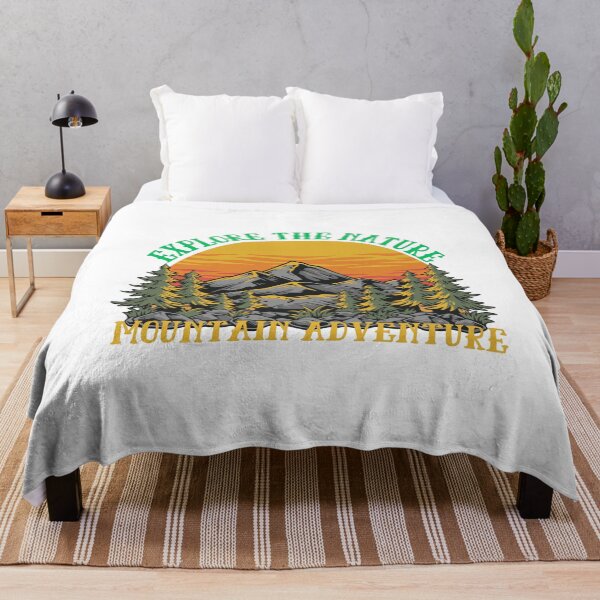Item preview, Retro Mountain Adventure Sunset Wilderness Emblem designed and sold by adlkh.