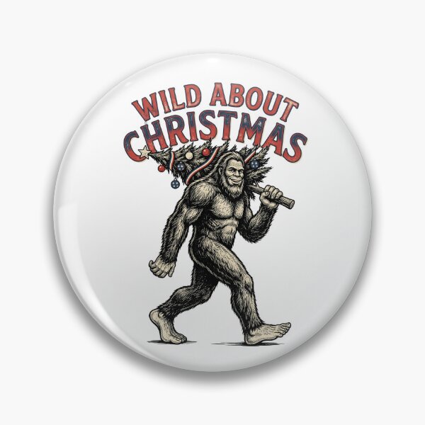 Item preview, Wild Christmas Bigfoot designed and sold by Roy & Tiffany.
