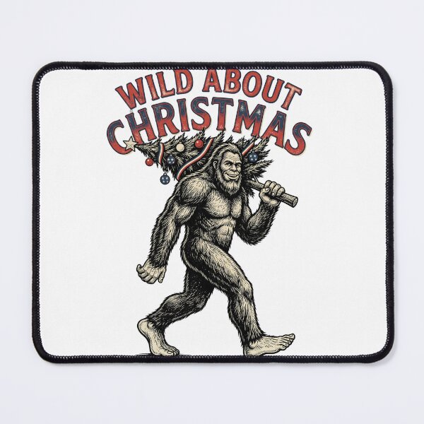 Item preview, Wild Christmas Bigfoot designed and sold by Roy & Tiffany.