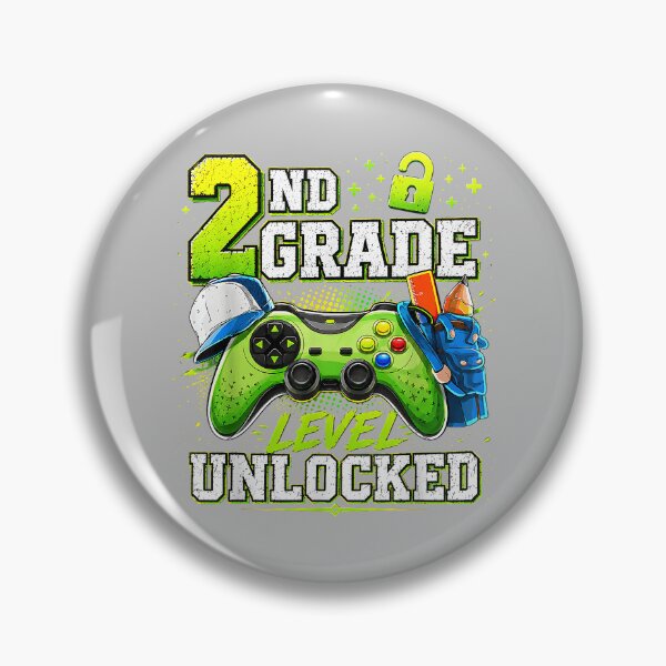 Item preview, Back to School 2nd Second Grade Level Unlocked Gamer Kid designed and sold by mjohnson9.