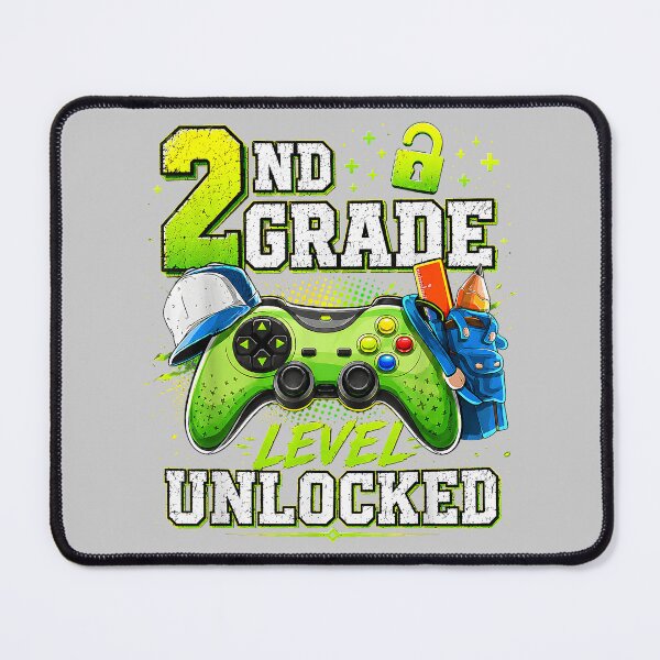 Item preview, Back to School 2nd Second Grade Level Unlocked Gamer Kid designed and sold by mjohnson9.