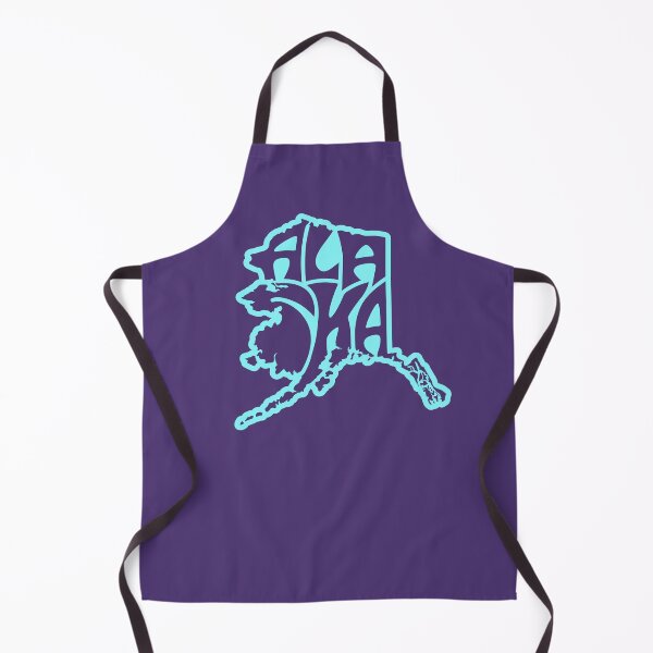 Item preview, Alaska inside of an Alaska map in blue and purple designed and sold by AlaskaExtreme.