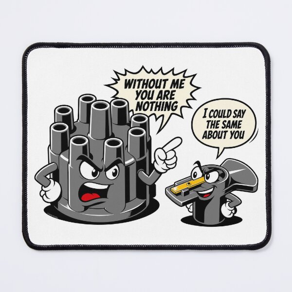 Item preview, Distributor vs. Rotor - Classic Ignition Smack Talk designed and sold by Automotive Art by Greg.