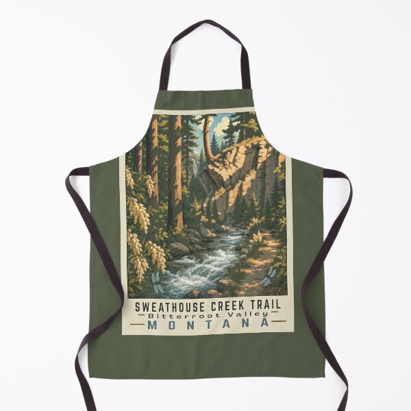 Item preview, Sweathouse Creek Trail Montana Bitterroot Valley Adventures designed and sold by sabrinart42.