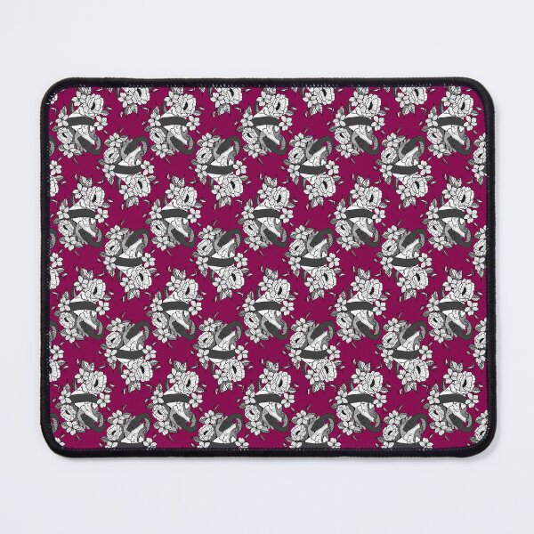 Item preview, Magenta Protected Heart Tile designed and sold by Moonlit Datura.