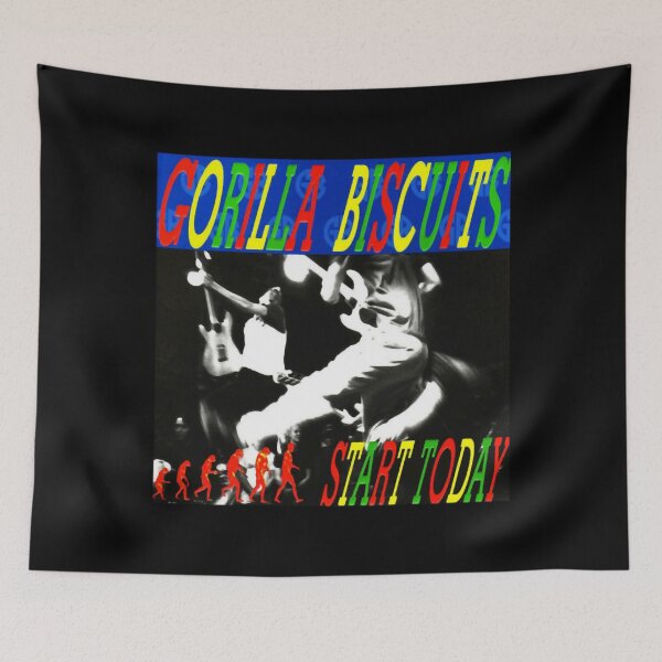 Item preview, gorilla biscuits band start today designed and sold by LaughingMonkey.