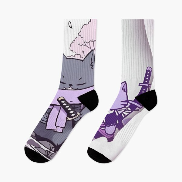 Item preview, Cute Samurai Cats – Kawaii Ninja Cat Duo with Katana | Japanese Pastel Aesthetic Illustration designed and sold by Dyan4.