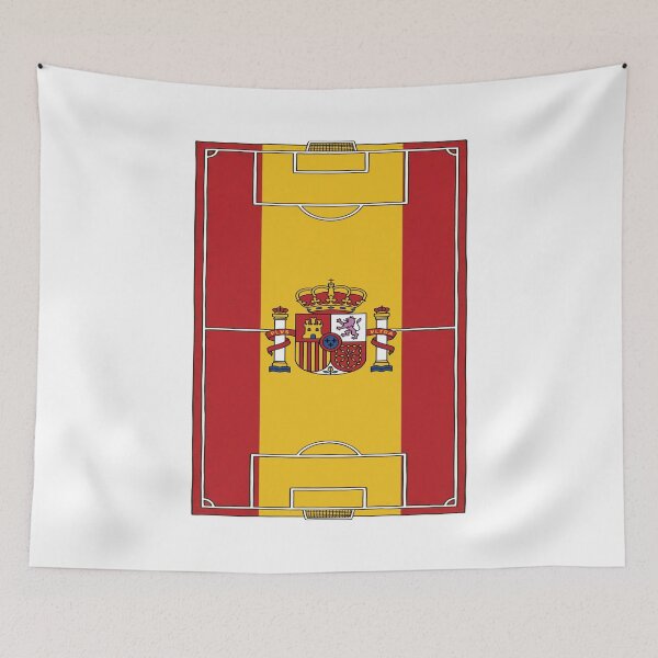Item preview, Spain Soccer Field Flag. designed and sold by EunsooLee.