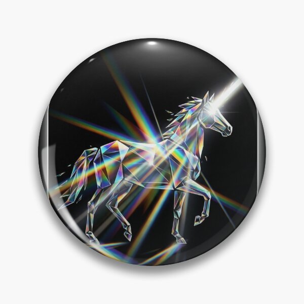 Item preview, Prismatic Glass Rainbow Unicorn designed and sold by OddlySticky.