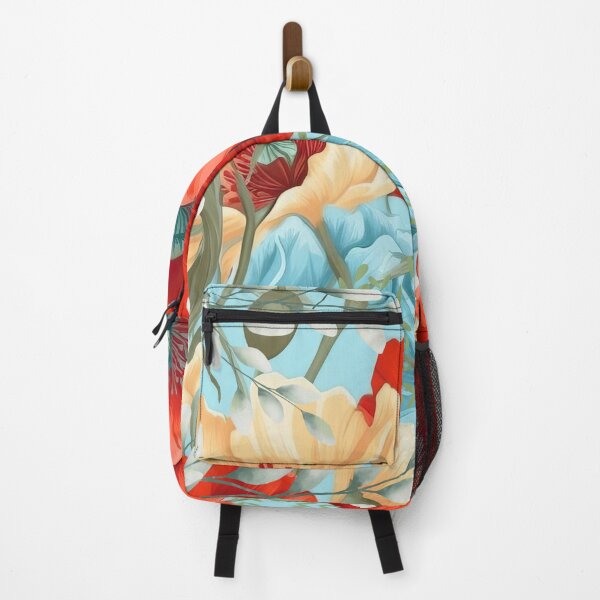 Item preview, Red and Blue Poppy Design designed and sold by MountainRoisin.