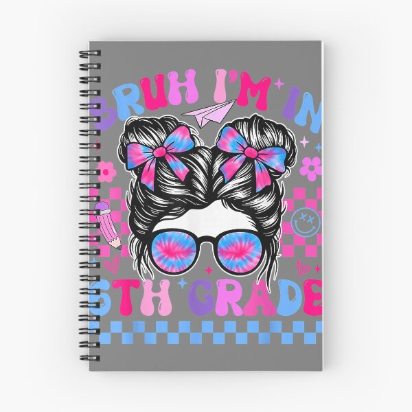 Item preview, Back to School Bruh Im in 6th Grade Girls Bun Tie Dye designed and sold by mjohnson9.