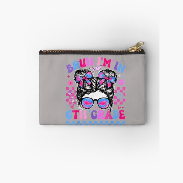 Item preview, Back to School Bruh Im in 6th Grade Girls Bun Tie Dye designed and sold by mjohnson9.