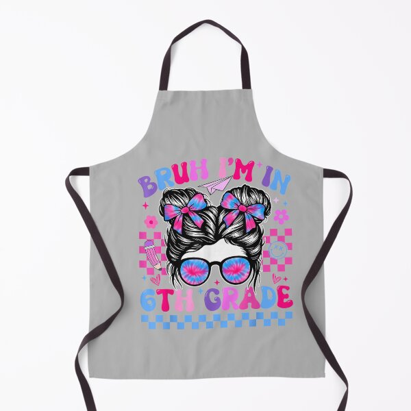 Item preview, Back to School Bruh Im in 6th Grade Girls Bun Tie Dye designed and sold by mjohnson9.